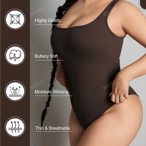 Ribbed Shapewear Bodysuit